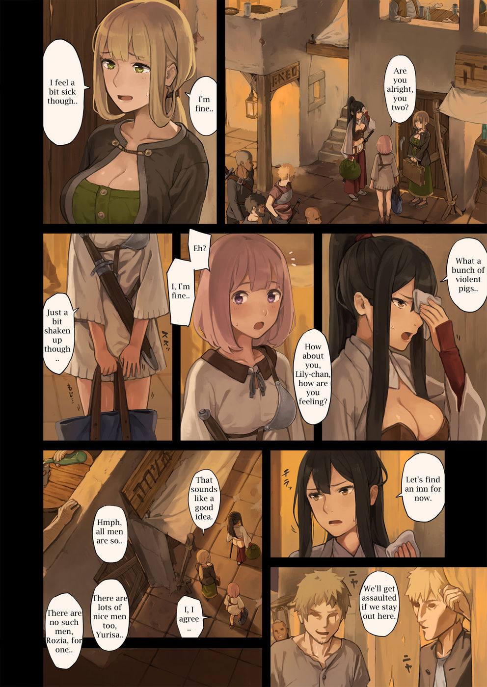 Hentai Manga Comic-The Female Adventurers, Upon Arriving at an Oasis in the Desert...-Chapter 1-20